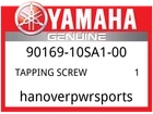 Yamaha Oem Part 90169-10SA1-00 Tapping Screw New. Price: $5.99.