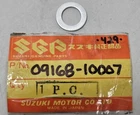 New Genuine Suzuki Factory Crush Gasket Seal 10.1X16X1 Washer Oem 09168-10007. Price: $5.39.