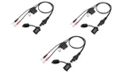Drag Specialties 3 Black 7.5A 20" Motorcycle Battery Pigtail Charger For Harley New. Price: $29.85.