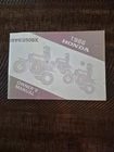 1986 Honda ATC250SX Original Owners Manual. Operation/tips/specs. Free Shipping. Used. Price: $65.00.