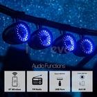 5" Led Bluetooth Waterproof Atv Utv Rzr Stereo 4 Speakers Audio Amp Radio System New. Price: $279.80.