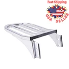 Chrome Sissy Bar Backrest Luggage Rack For Harley Dyna Softail Sportster Fatboy New. Price: $38.95.