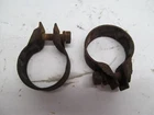 1981 Kawasaki Csr Engine Exhaust Pipe Clamps Pair Used. Price: $25.46.