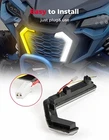 Kemimoto Front Grille Accent Lights Led Fang For Talon 1000 2022-2026 New. Price: $54.71.