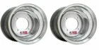 Dwt Polished Rear Wheels Rims Pair 10" 10X9 4/4 .190 3+5 Offset Red Label New. Price: $219.95.
