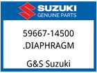 Suzuki Oem Part 59667-14500 Oiaphragm New. Price: $11.32.