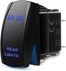 Blue 12V 5PIN On-off Rocker Switch Led Rear Lights 20A For Atv Utv Truck Boat Us New. Price: $11.78.