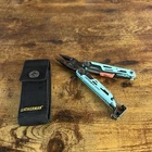 Leatherman Signal Multi-tool With Sheath, 19 Tools Blue (832739) Used. Price: $90.00.