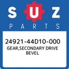 24921-44D10-000 Suzuki Gear,secondary Drive Bevel 2492144D10000, New Genuine Oem. Price: $180.43.
