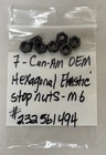 Can-am Commander Defender Oem Hexagonal Elastic Stop Nuts M6 (7) #232561494 S109 New. Price: $31.49.