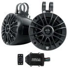 Rockville UT525B Utv 5.25" Tower Speakers+ssv Bluetooth Rocker Swicth+amp New. Price: $294.94.