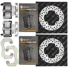 Niche Rear Brake Rotor Caliper Pad Set For Polaris Ranger Crew Xp 1000 1912278 New. Price: $152.95.