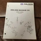 2004-2006 Polaris Magnum 330 Service Repair Manual Oem 9920172 Free Shipping Used. Price: $45.50.