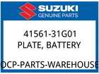 Suzuki Oem Part 41561-31G01 Plate, Battery New. Price: $9.28.
