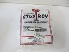New Genuine Stud Boy Single Backers White Pro Series 2513-P1-WHT. Price: $27.99.