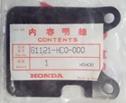 Nos Genuine Honda Front Fender Air Guide 61121-HC0-000 New Oem. Price: $11.99.