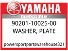 Yamaha Oem Part 90201-10025-00 Washer, Plate New. Price: $12.74.