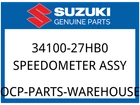 Suzuki Oem Part 34100-27HB0 Speedometer Assy New. Price: $163.63.