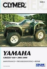 2002-2008 Yamaha YFM660F Grizzly Atv Clymer Repair Manual New. Price: $52.45.