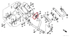 Honda Exhaust Pipe Muffler Clamp New 18374ML0000. Price: $26.00.