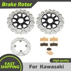 Front Rear Brake Rotors Pads For Kawasaki Ninja ZX-9R 1998-1999 ZX6R 1998-2001 New. Price: $185.20.