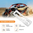 For Can Am Maverick X3 Max 17-26 Stainless Steel Shifter Gate Plate Panel New. Price: $15.99.