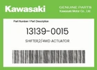 Kawasaki Genuine SHIFTER,2/4WD Actuator 13139-0015 New. Price: $99.30.