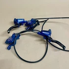 Hope TECH3 Brake Lever And X2 Hydraulic Caliper Set, Front Rear, Blue Used. Price: $325.00.