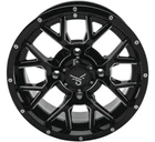Quad Boss Barbwire Wheels 14X7, 4/110, 5+2 Black/milled RT-GW081147110MBIB New. Price: $201.99.