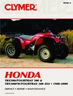 1988-2000 Honda TRX300FW / Fourtrax 4X4 Atv Clymer Repair Manual New. Price: $52.45.