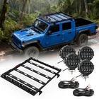 For 2018-2025 Jeep Wrangler Jl Roof Rack Cargo Luggage Carrier W/lights&wiring New. Price: $370.49.