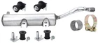 Muffler Silencer W/dampener/seal Fits Honda Replaces 18310-HM8-B40 18310-HM8-000 New. Price: $122.99.