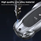 Leather Alloy Zinc Car Key Silvery Case Cover For Lexus ES260H/RX350H/LS500H New. Price: $22.68.