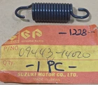 New Genuine Suzuki LT500R ALT125 DR250S 185 Spring Nos Oem 09443-14020. Price: $15.98.